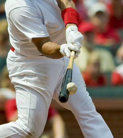 Baseball compression in bat
